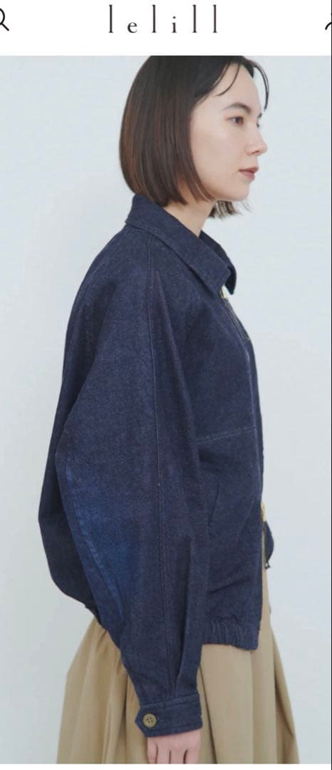 lelill レリル　バックタックドリズラージャケット