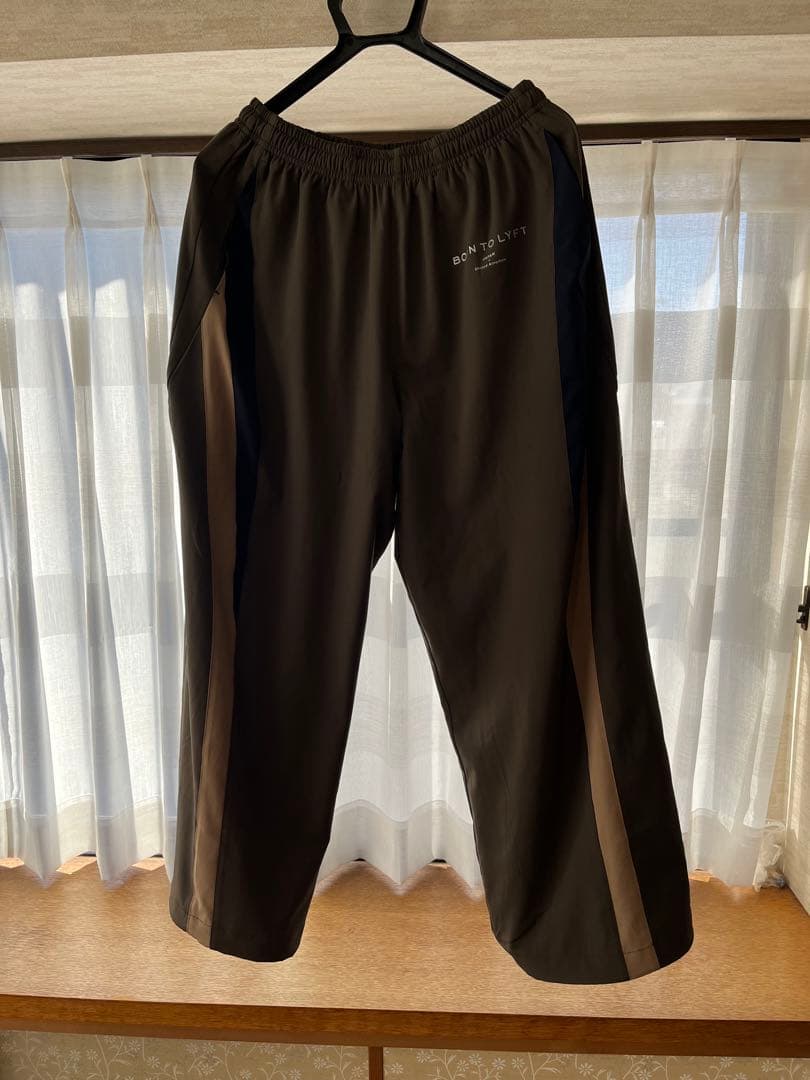 EGMTN LYFT ジップアップジャケット ネイビー/ブラウン上下