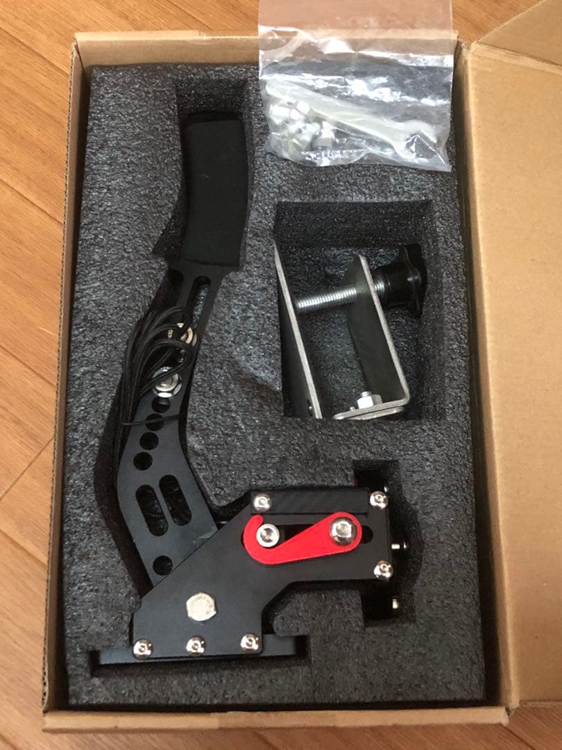 USB接続　ハンドブレーキ　ブラック　レッド　サイドブレーキ