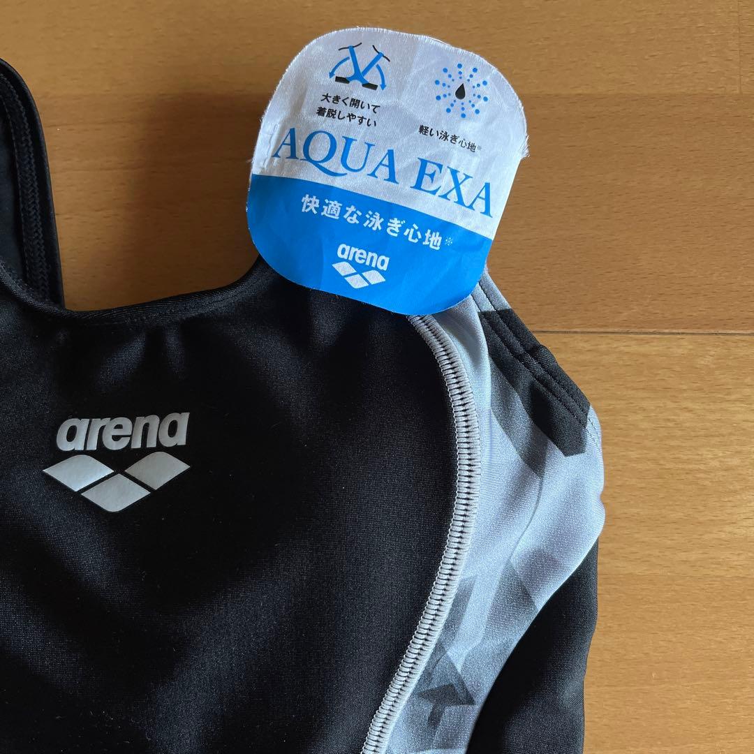 新品タグ付　arena アリーナ フィットネス　ワンピース水着　 M パッド付き