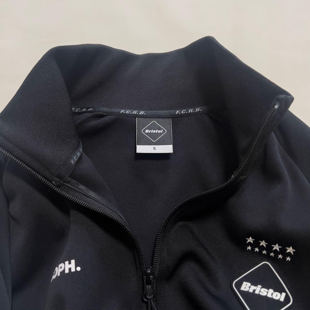 美品 FCRB SOPH トラックジャケット エンブレム S メンズ ブラック