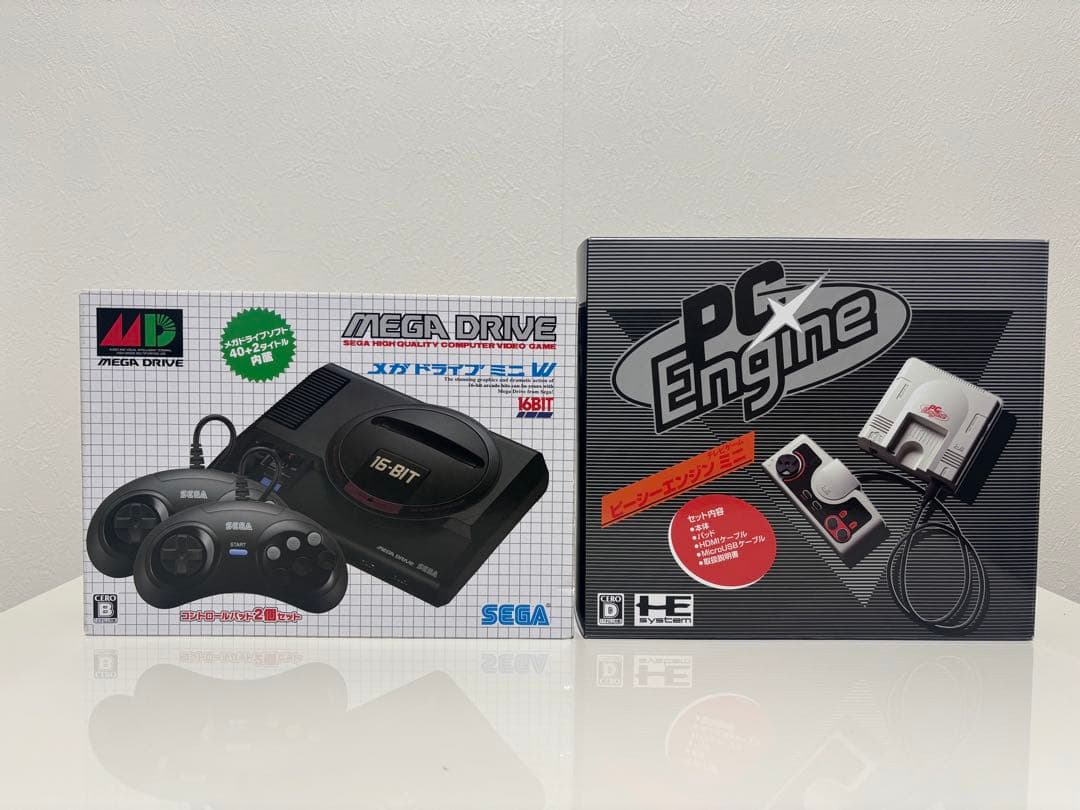 PCエンジンミニ　メガドライブミニW 2個セット