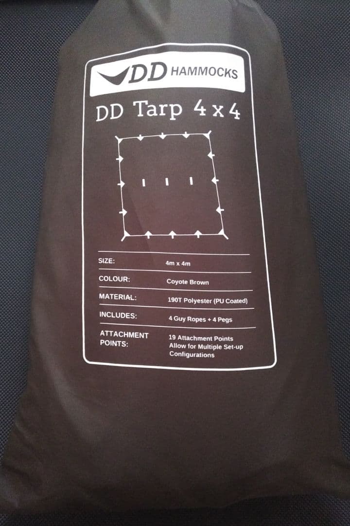 DDタープ 4x4 コヨーテブラウン coyote