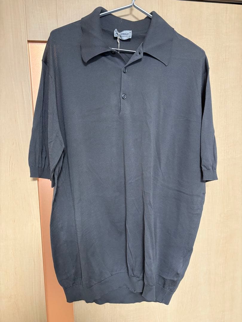 ジョンスメドレー　ニットポロシャツ