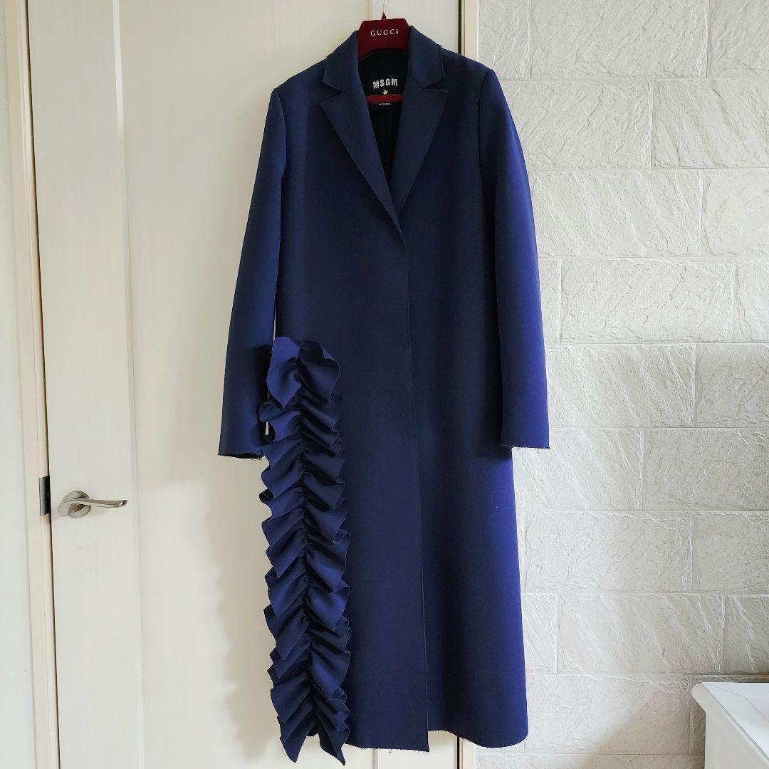 専用　　MSGM　フリルロングコート　美品　38