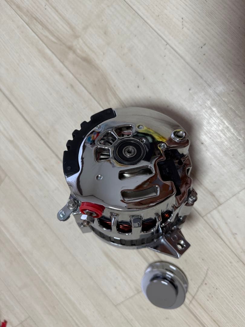 powermaster社オルタネータークローム170Aシボレーインパラハイドロ