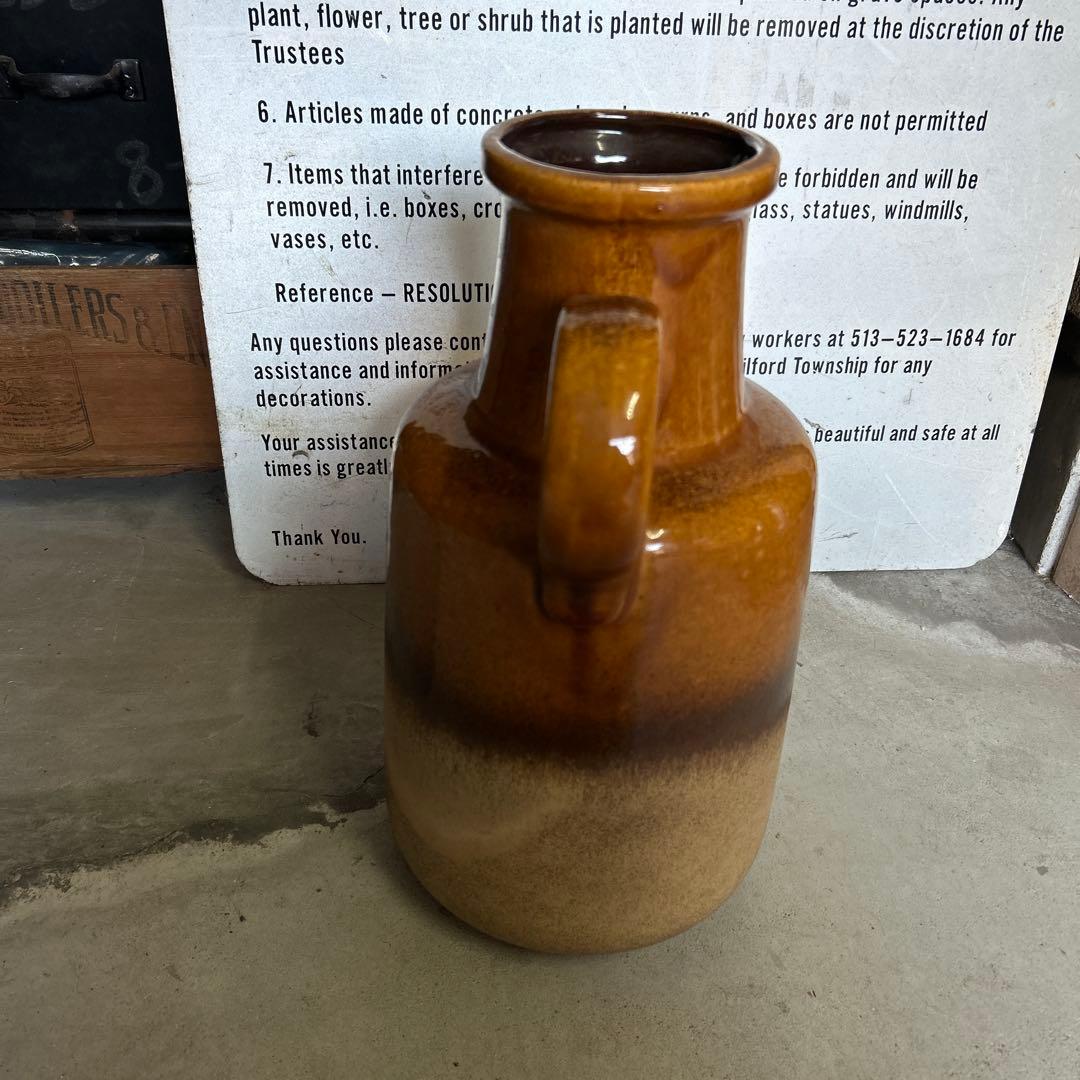 西ドイツ製 ヴィンテージ 陶器 シューリッヒ ファットラヴァ 花瓶 花器 鉢