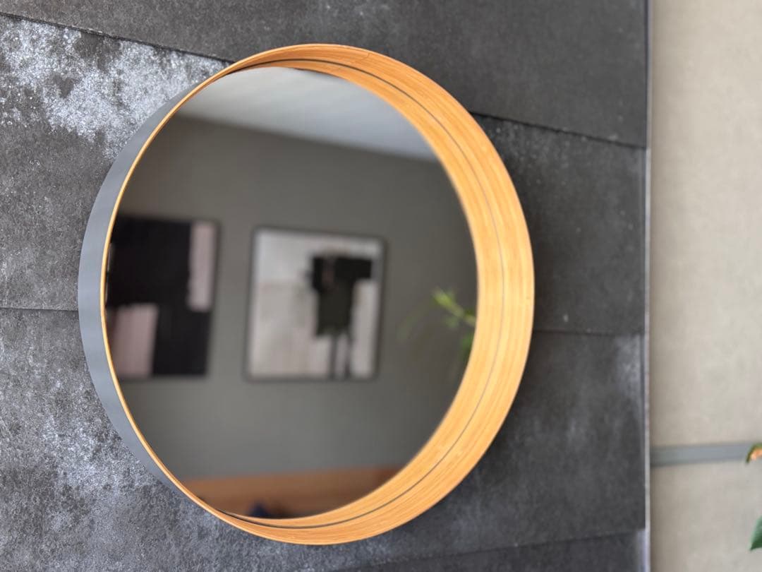 TEORI テオリ　円形壁掛けミラーM 40cm