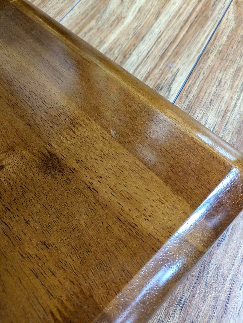 カリモク60＋ カフェテーブル　希少　ホワイト×ダークブラウン