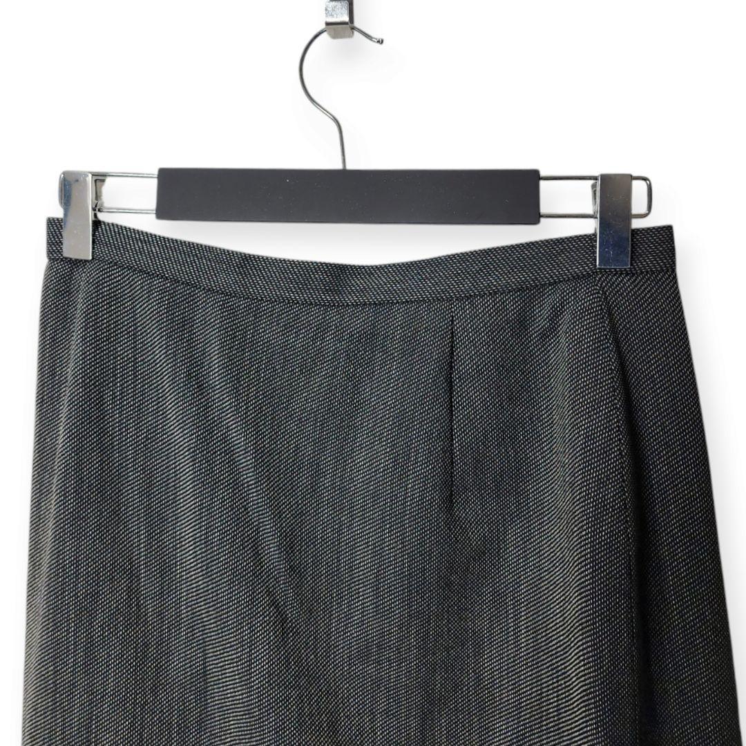 【マックスマーラ】ダブル スカート セットアップ 白タグ 比翼ボタン XL相当