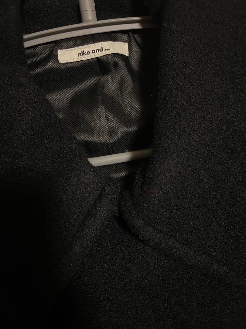 【美品】 niko and… ライトモッサドルマンジャケットコート