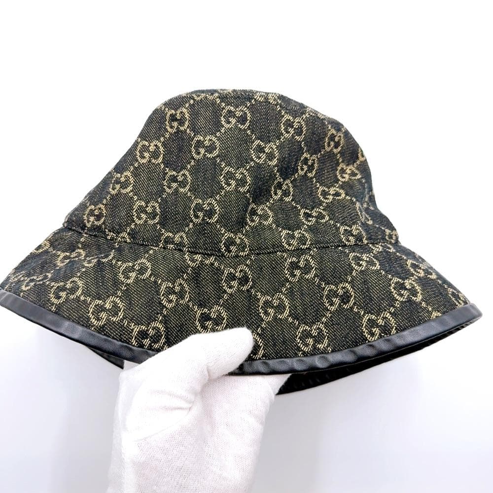 ◇グッチ◇576371/コットン/GGキャンバス/ハット/帽子/ブランド