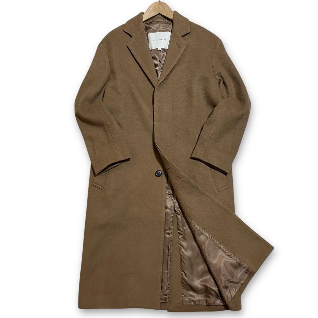 美品 Mackintosh マッキントッシュ ウールメルトン チェスターコート