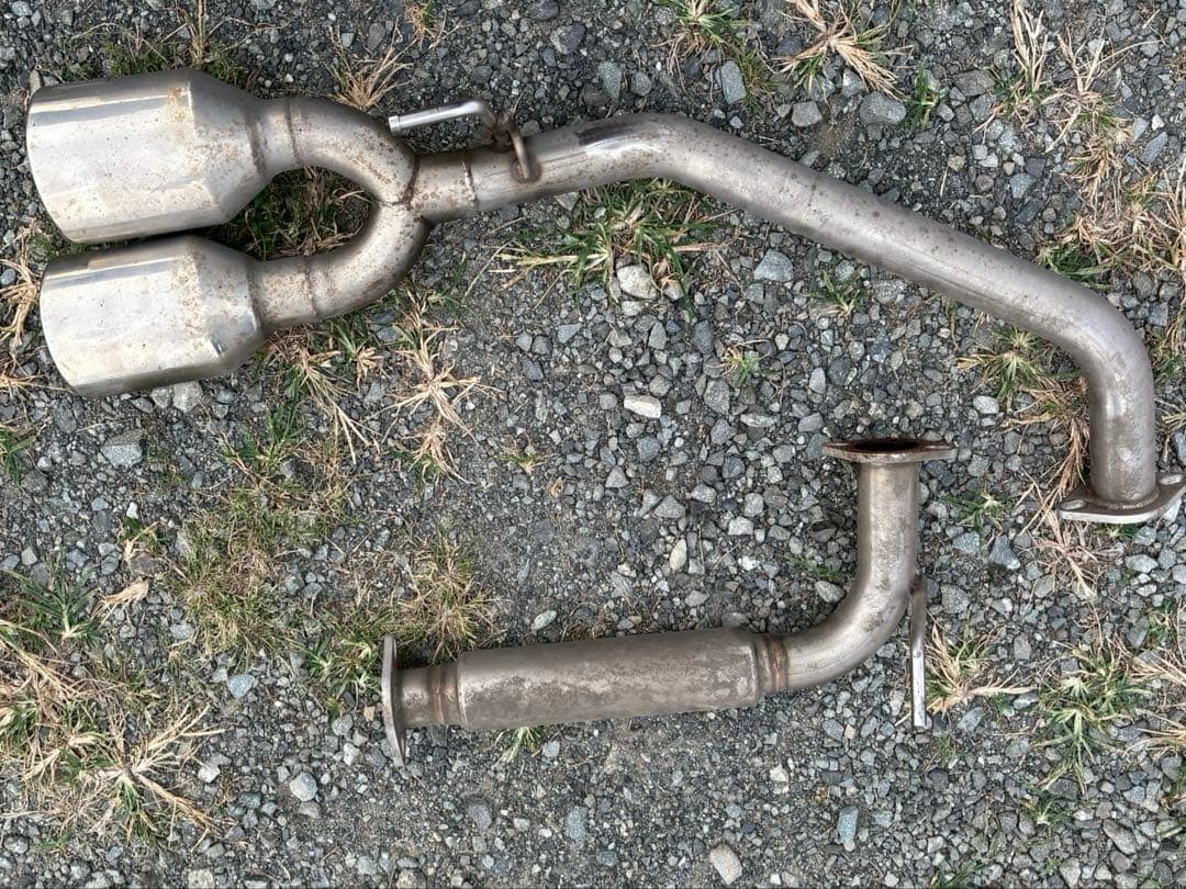 即決○日産c27セレナreverseステンレス デュアルマフラー