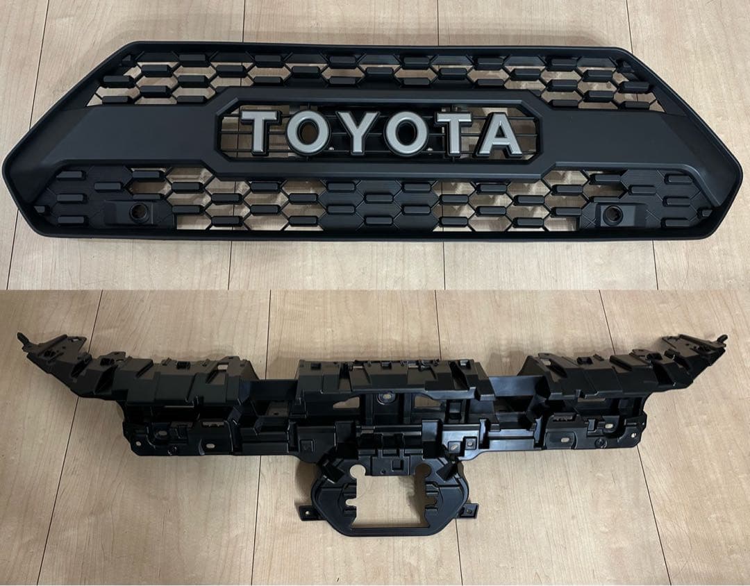 RAV4 タコマ風 フロントグリル+トヨタ純正グリルブラケット セット