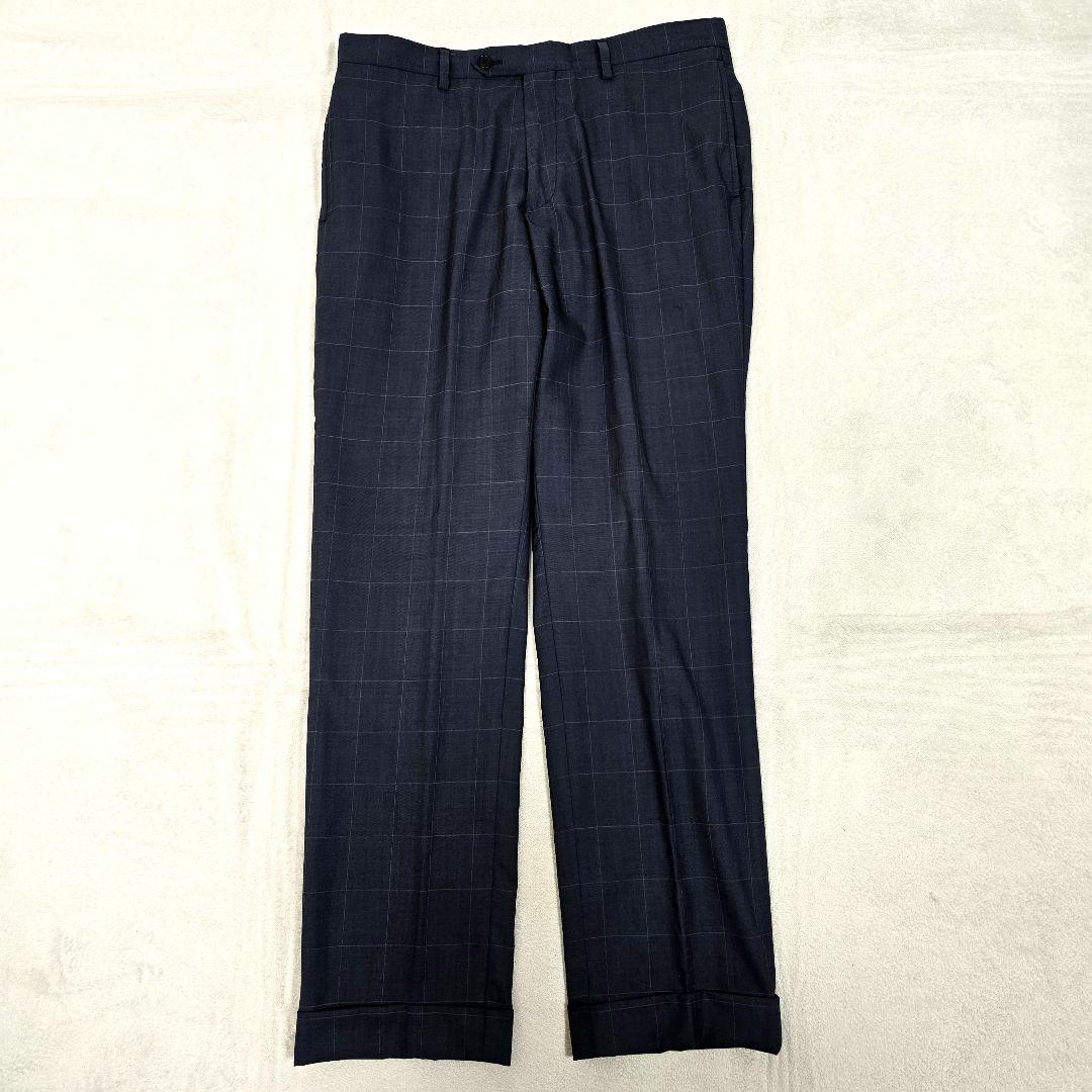 グリーンレーベルリラクシング シルク セットアップスーツ ペンチェック 48