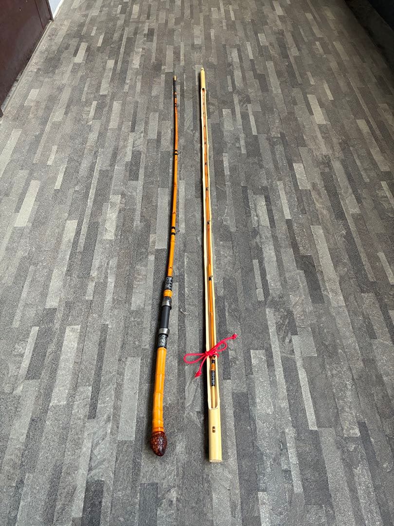 自作全竹軟調子和竿