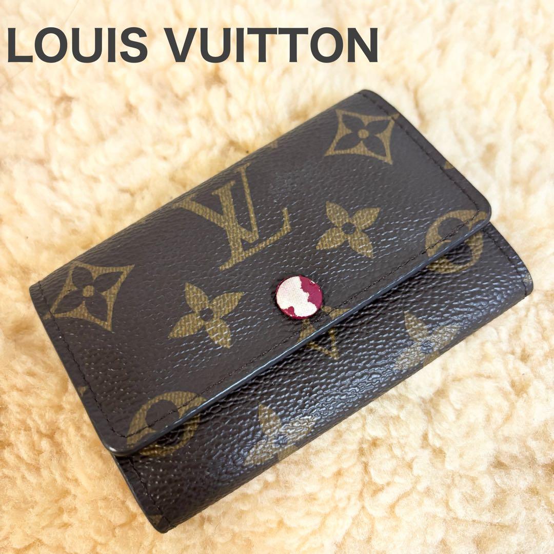 ルイヴィトン　ミュルティクレ6 モノグラム　キーケース　6連　ゴールド　金具