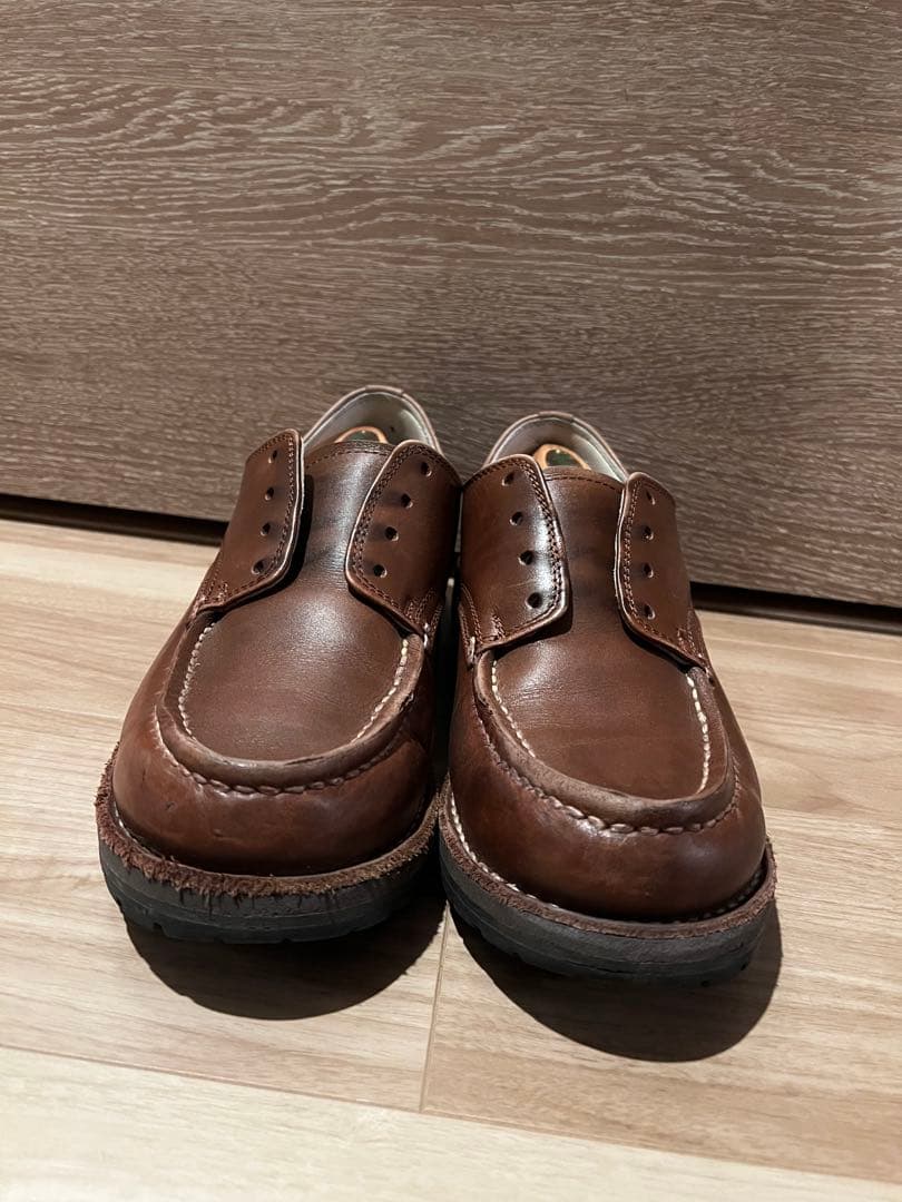 GORO ゴロー プレントゥ ブラウン レザー 27cm