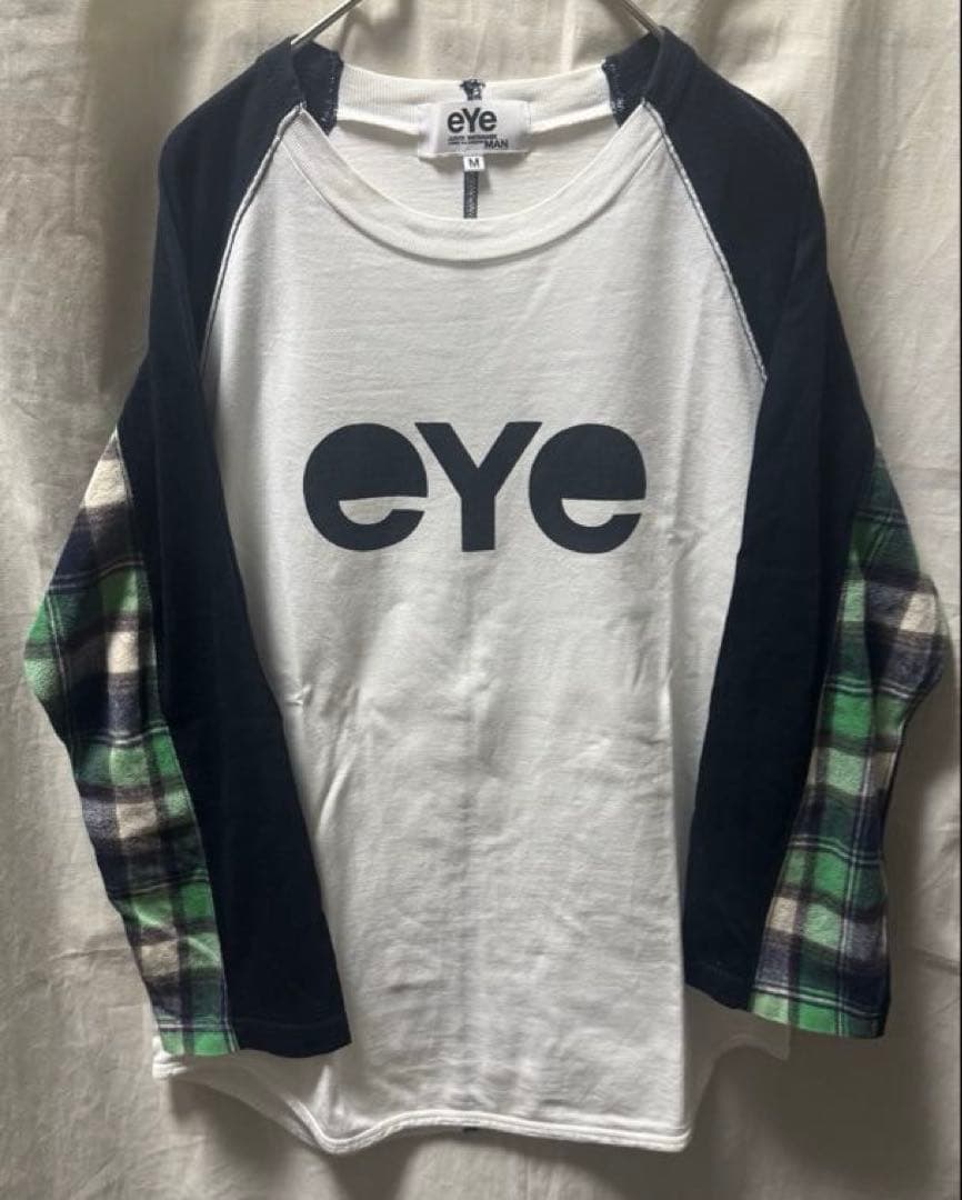 eye JUNYAWATANABE MAN ラグラン　チェック　グリーン