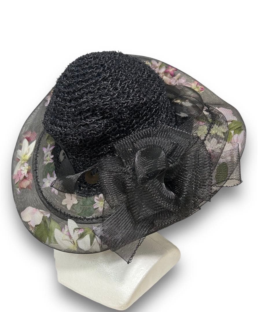 24 貴婦人　マダム　デザイン　ハット　帽子　高級　花びら　レース