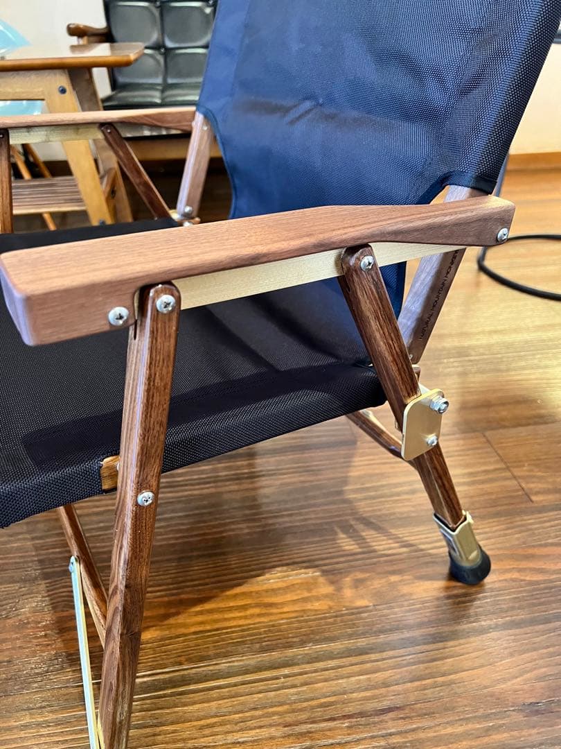 最終出品 カーミットチェア ウォルナット艶アリ カスタム多数 リトルコット付き