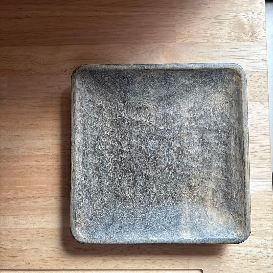 【新品未使用】 三谷龍二　角皿　漆