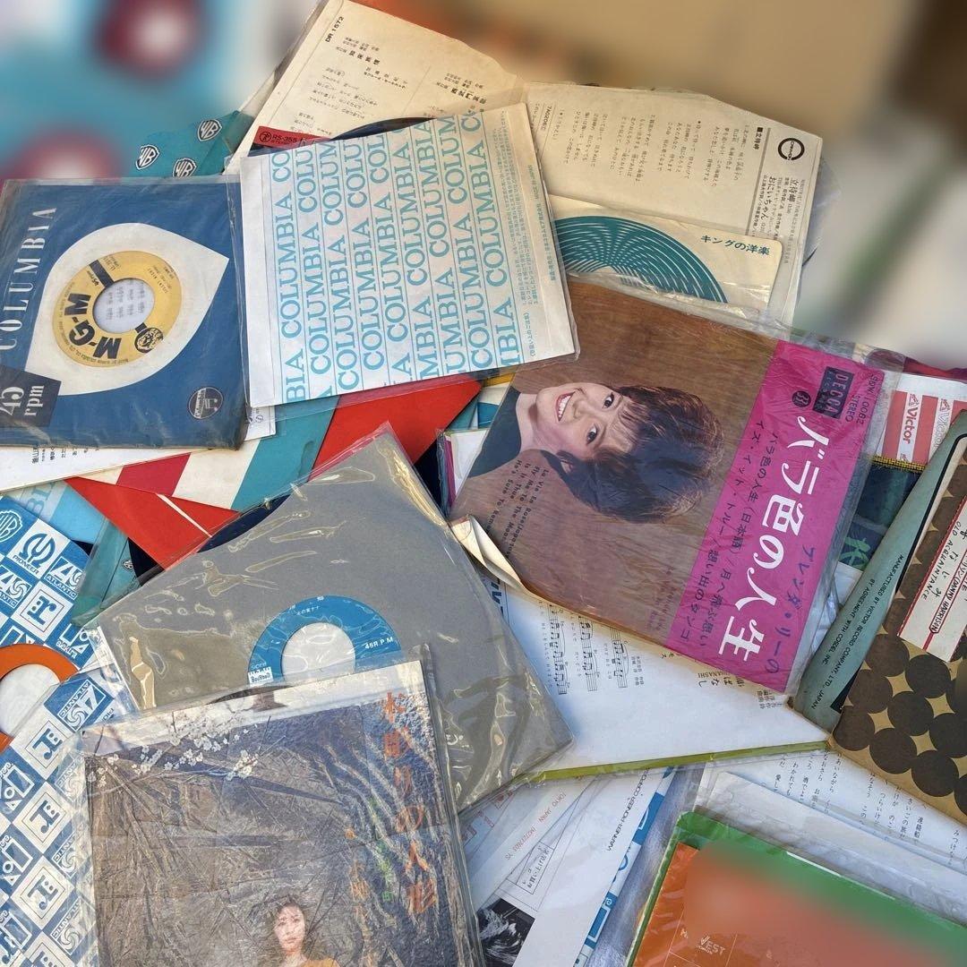 ‼️遺品整理‼️ ビンテージレコードまとめかなりまりますみかん箱ぐらいが1ケースお宝