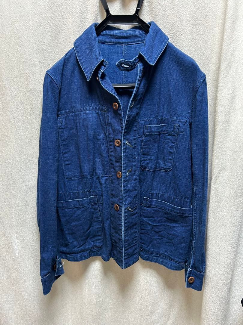 SugarCane✖️ミスターフリーダム　ネイビー カバーオールセットアップ