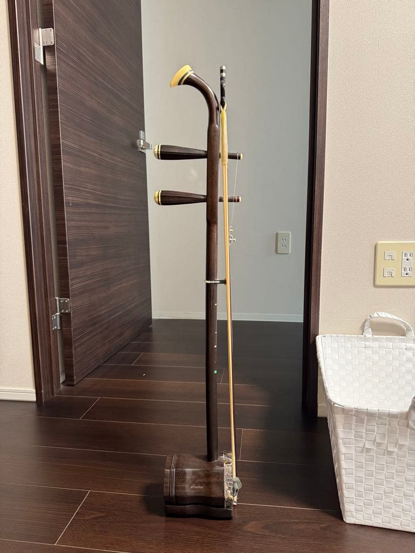 二胡 スターターセット ケース松脂など色々 蘇州製紅木タイプ