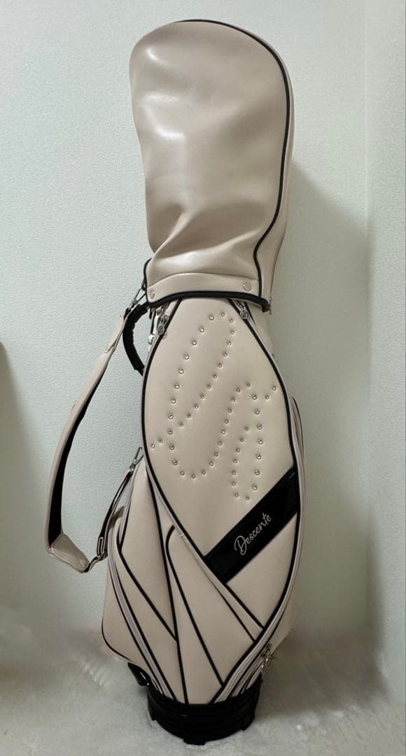 美品 Descente デサントキャディバッグ ゴルフ