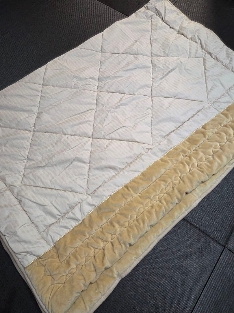 プラチナウエーブ　シングルサイズ 掛け布団 ベージュ