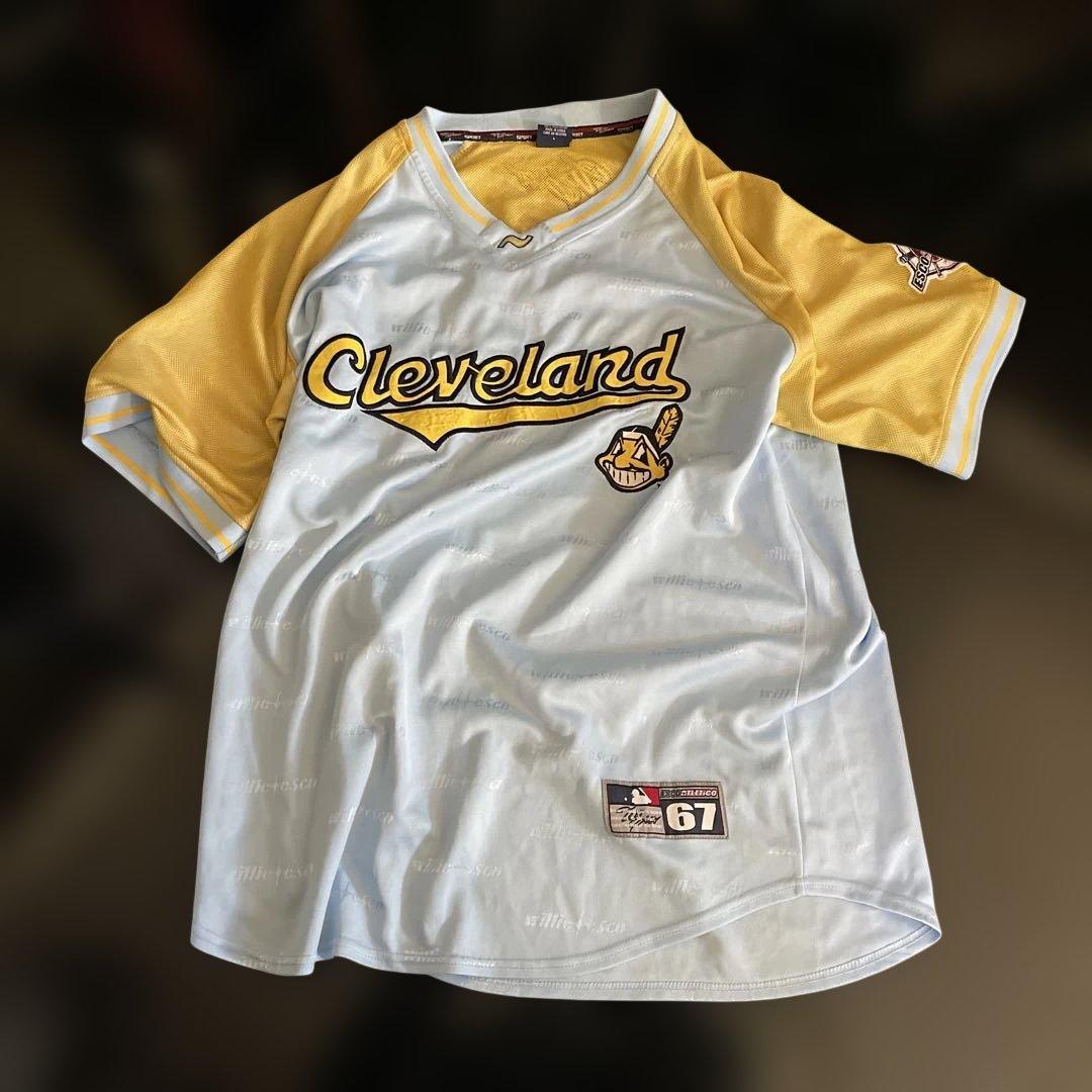 希少　メジャーリーグ　インディアンズ　ユニホーム　石橋貴明