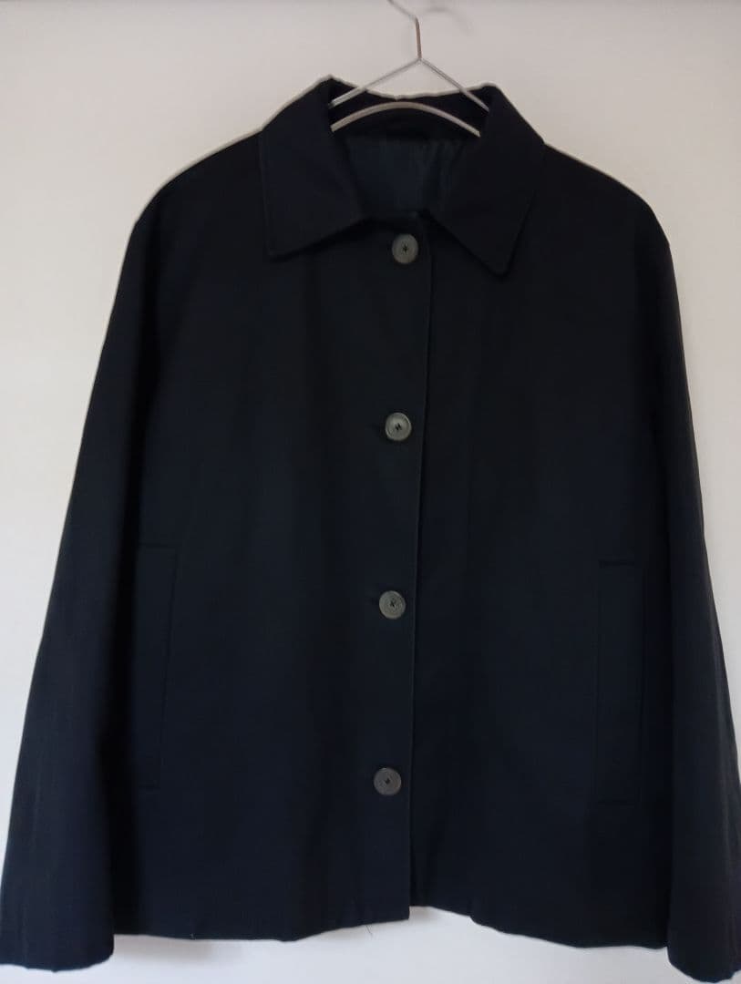 【上品シルエット】JIL SANDER ブラック ジャケット 46サイズ