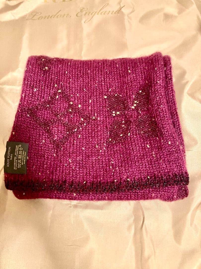 ★SALE★LOUIS VUITTON ルイヴィトン モノグラム ニットマフラー