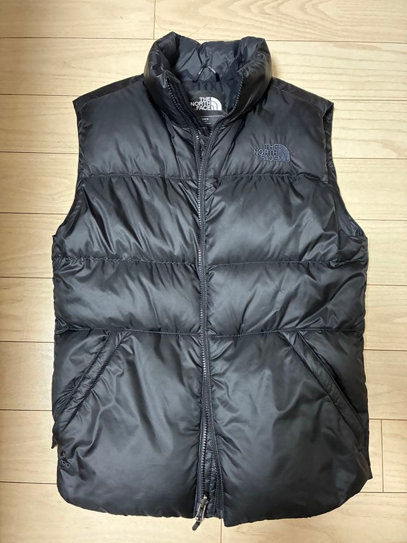 ノースフェイス ヌプシ ダウンベスト オールブラック US規格