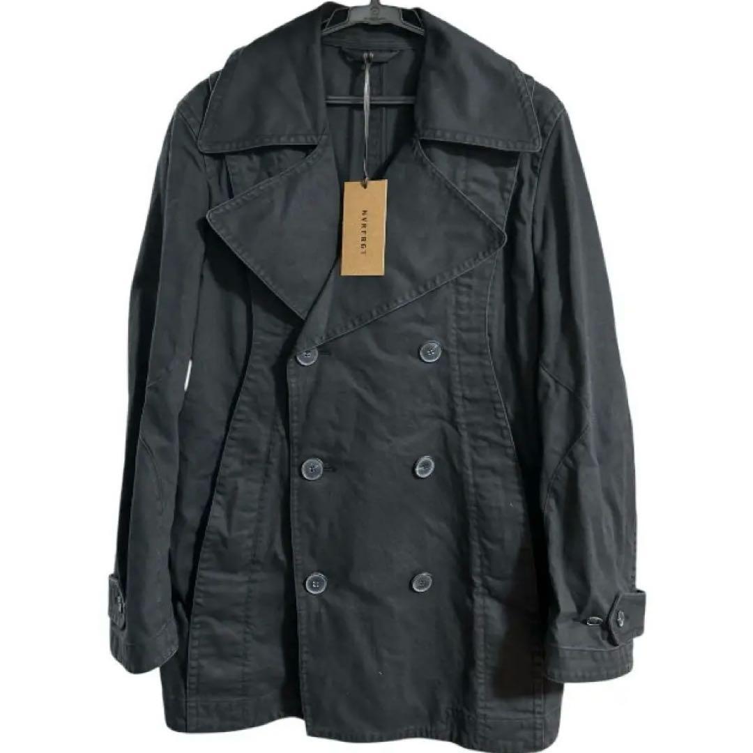 新品 NVRFRGT ピーコート ブラック モードコート NF251C01