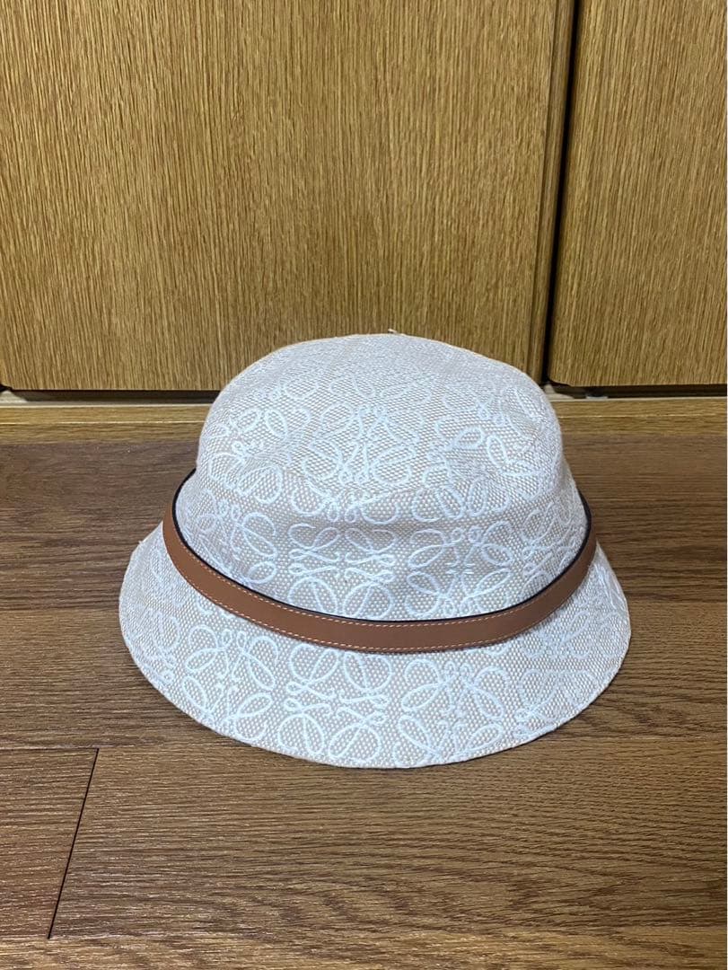 LOEWE バケットハット 59サイズ　リボン付きバケットハット　おしゃれ