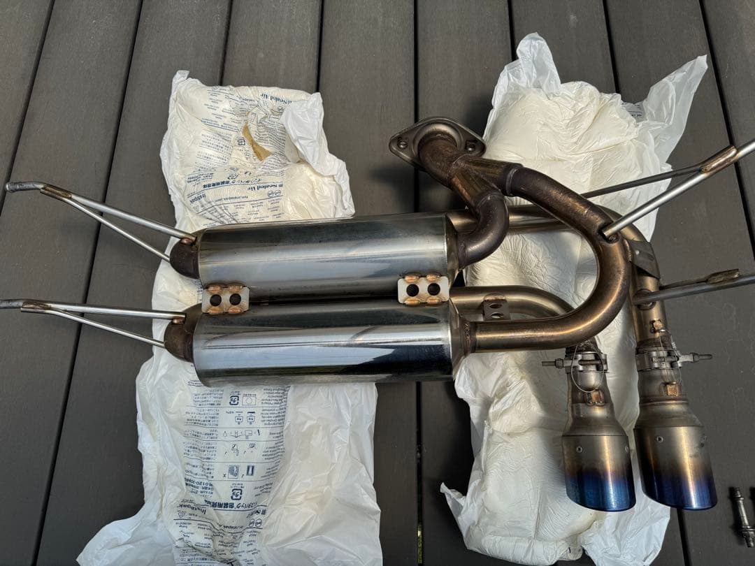 スルガスピード PFSループサウンドマフラー チタンテール NDロードスター用