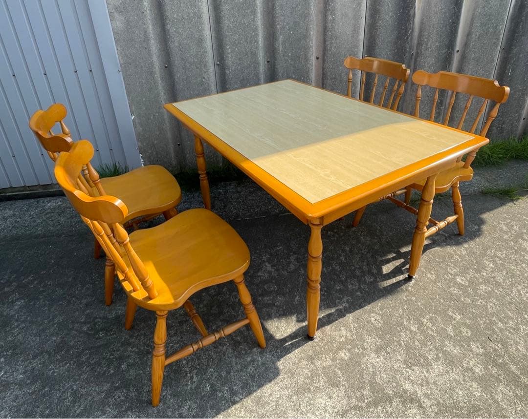 飛騨産業/HIDA/キツツキマーク/ダイニングチェア/ウィンザーチェア/椅子/③