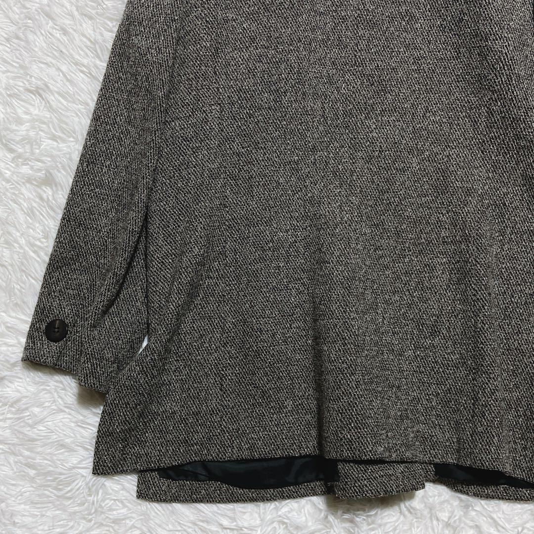 こむぎ ⭐️バーバリーズ　ツイード　ウールコート　チェスターコート　サイズ