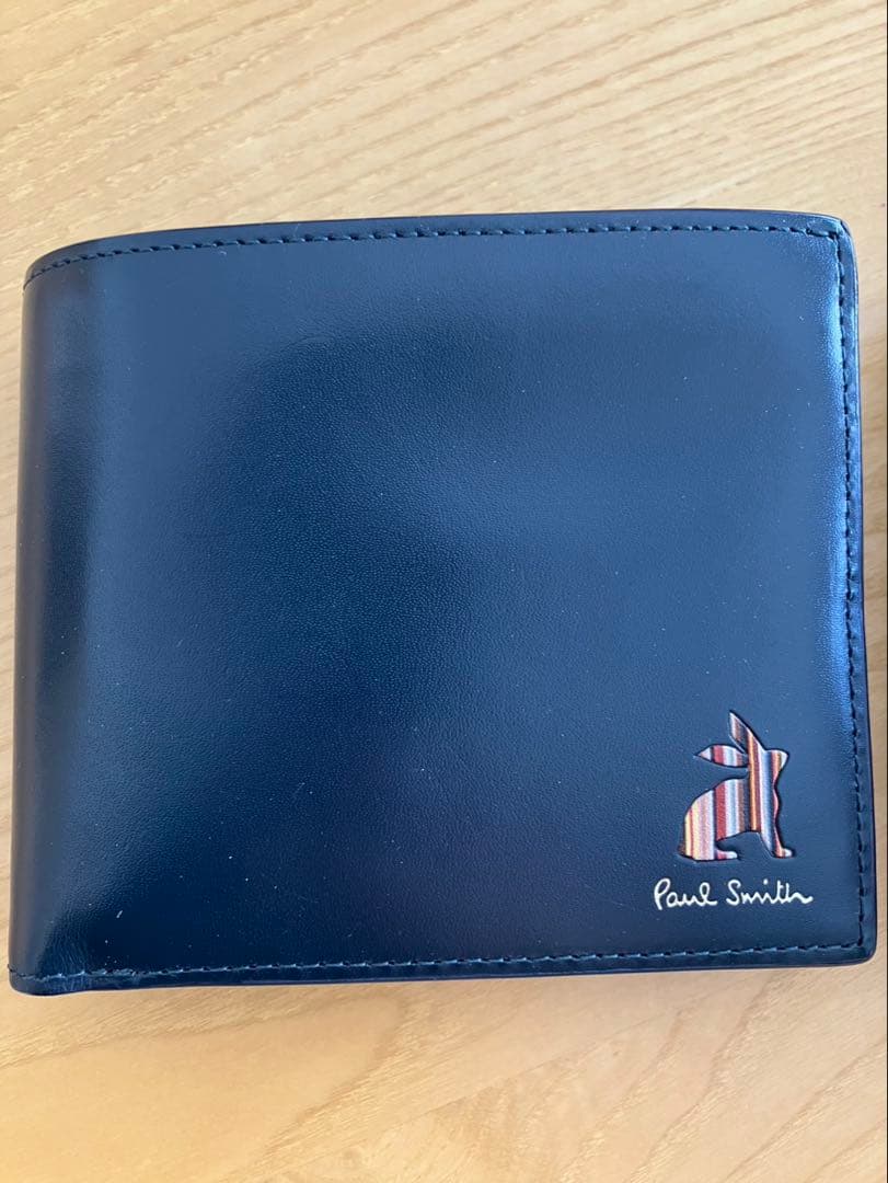 Paul Smith ネイビー 二つ折り財布