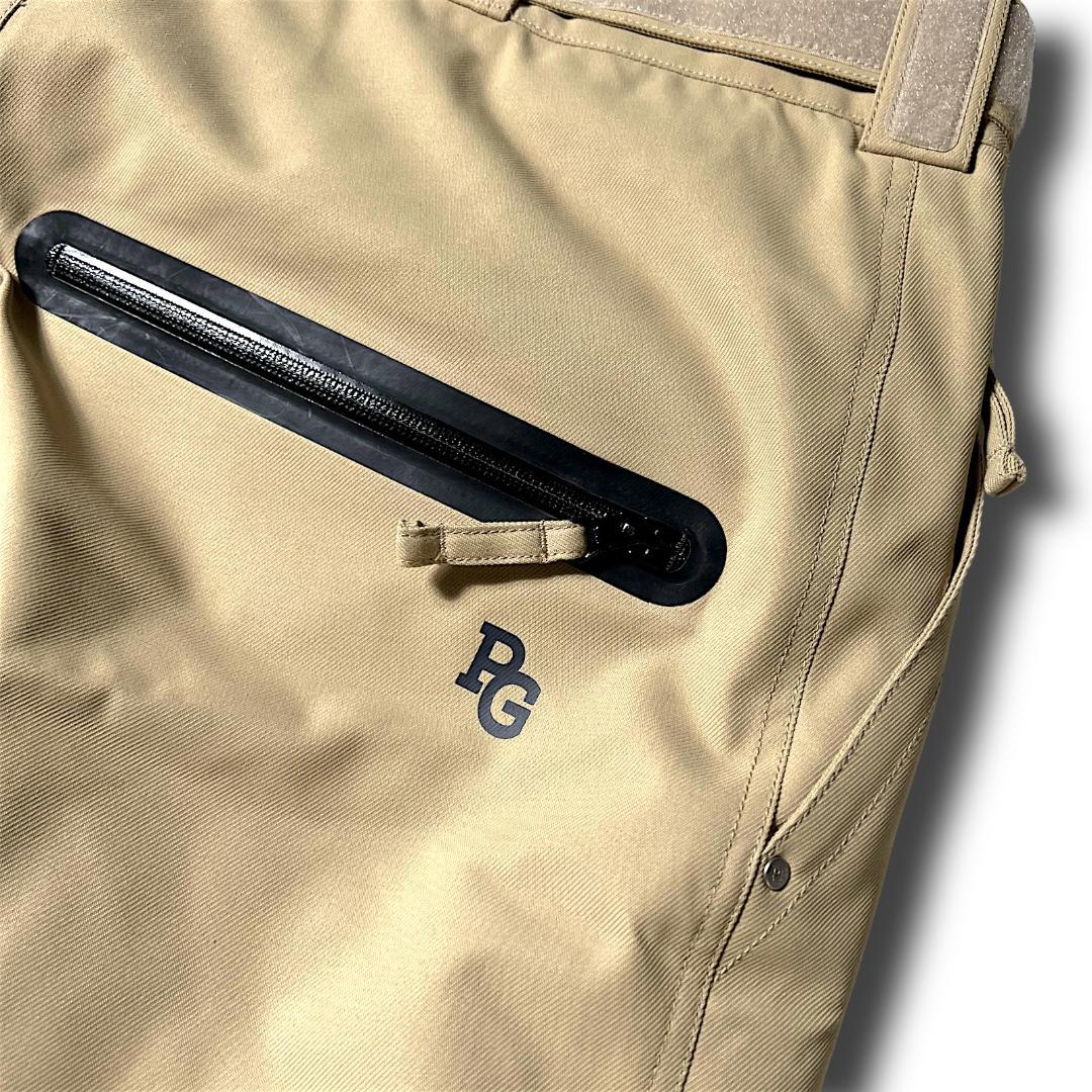 ベージュ パーリーゲイツ 定3.9万 防汚防水防風 ストレッチ スノーウェア M