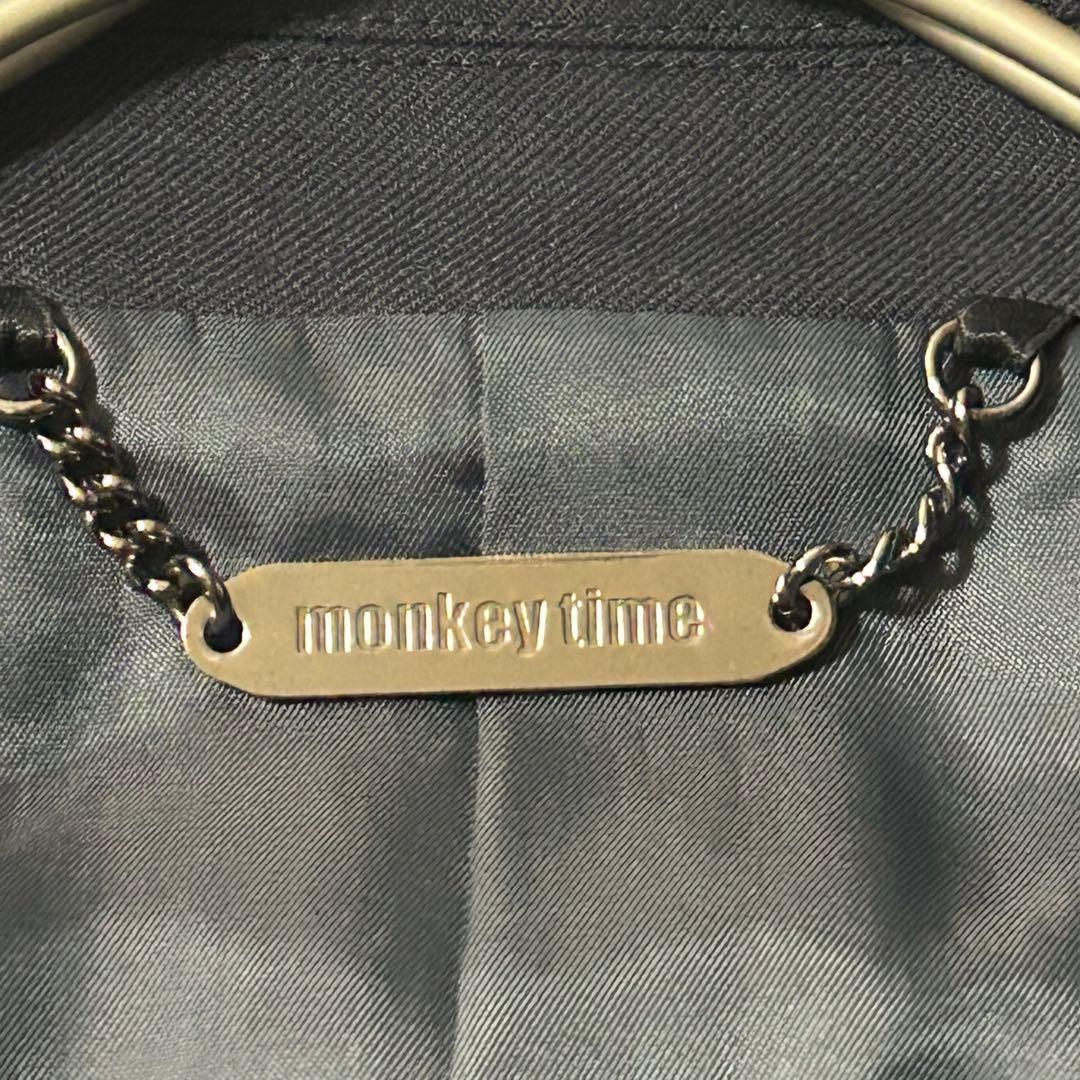 モンキータイム 紺ブレ 金ボタン ダブルブレスト 6つ釦 テーラードジャケット