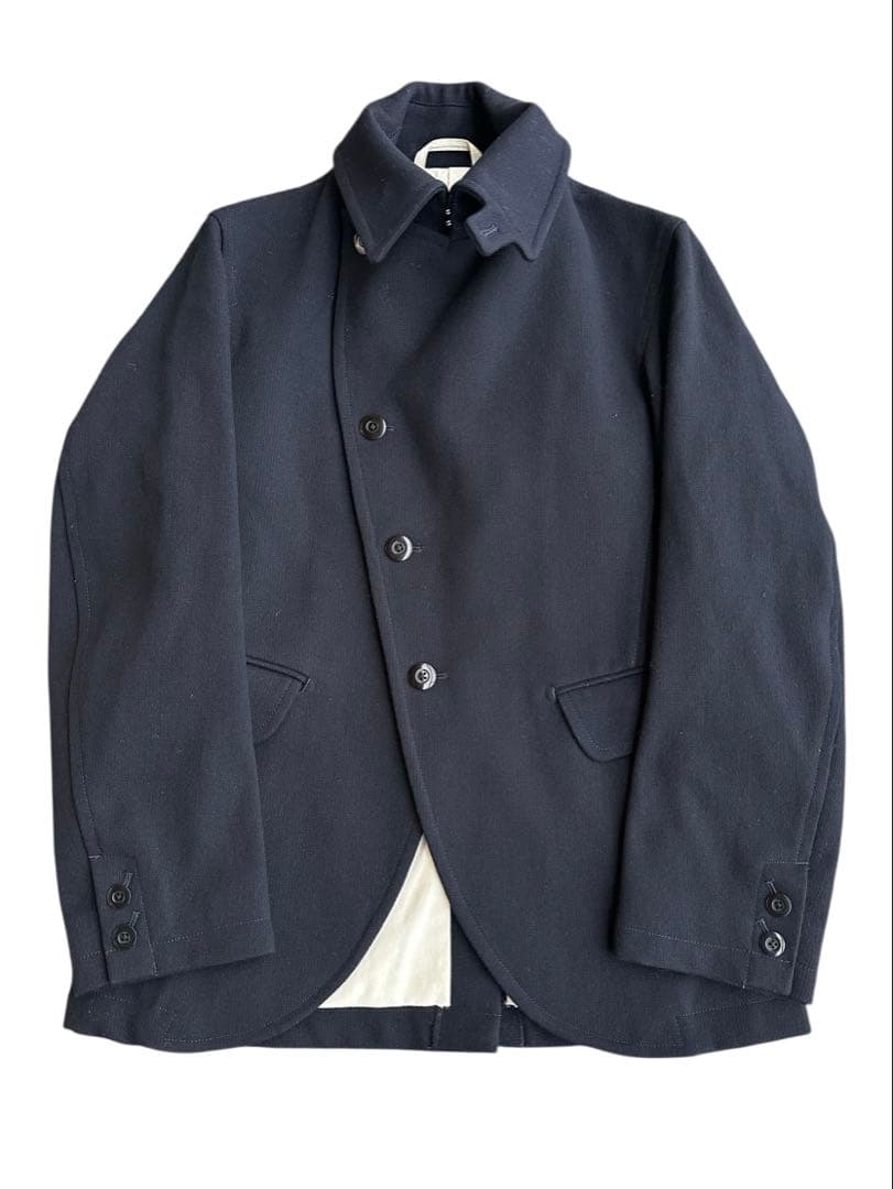 ジャケット・アウター detachable napoleon design wool jacket