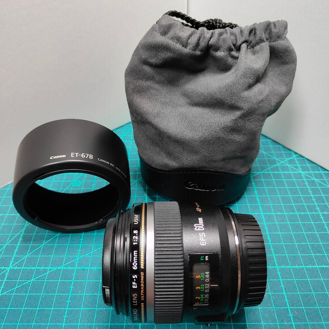 Canonマクロレンズ/EF-S 60mm F2.8/USM/動作確認済