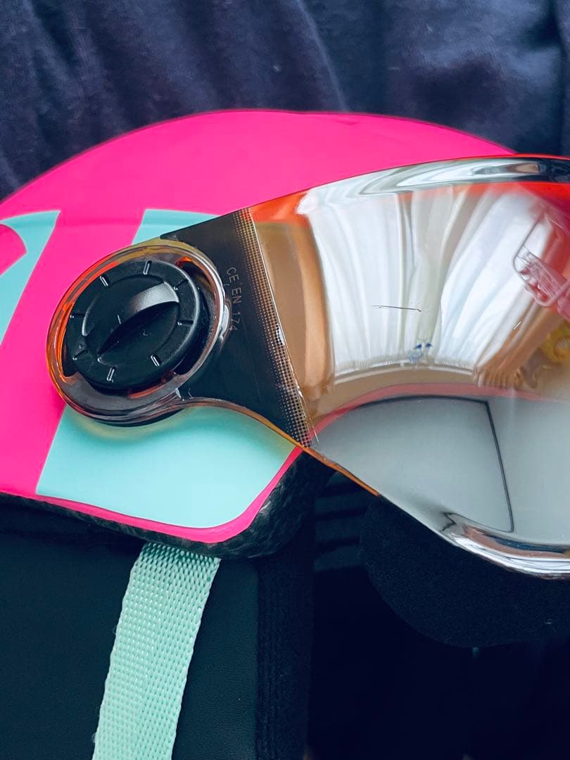 ROSSIGNOL スキー ヘルメット ピンク/青
