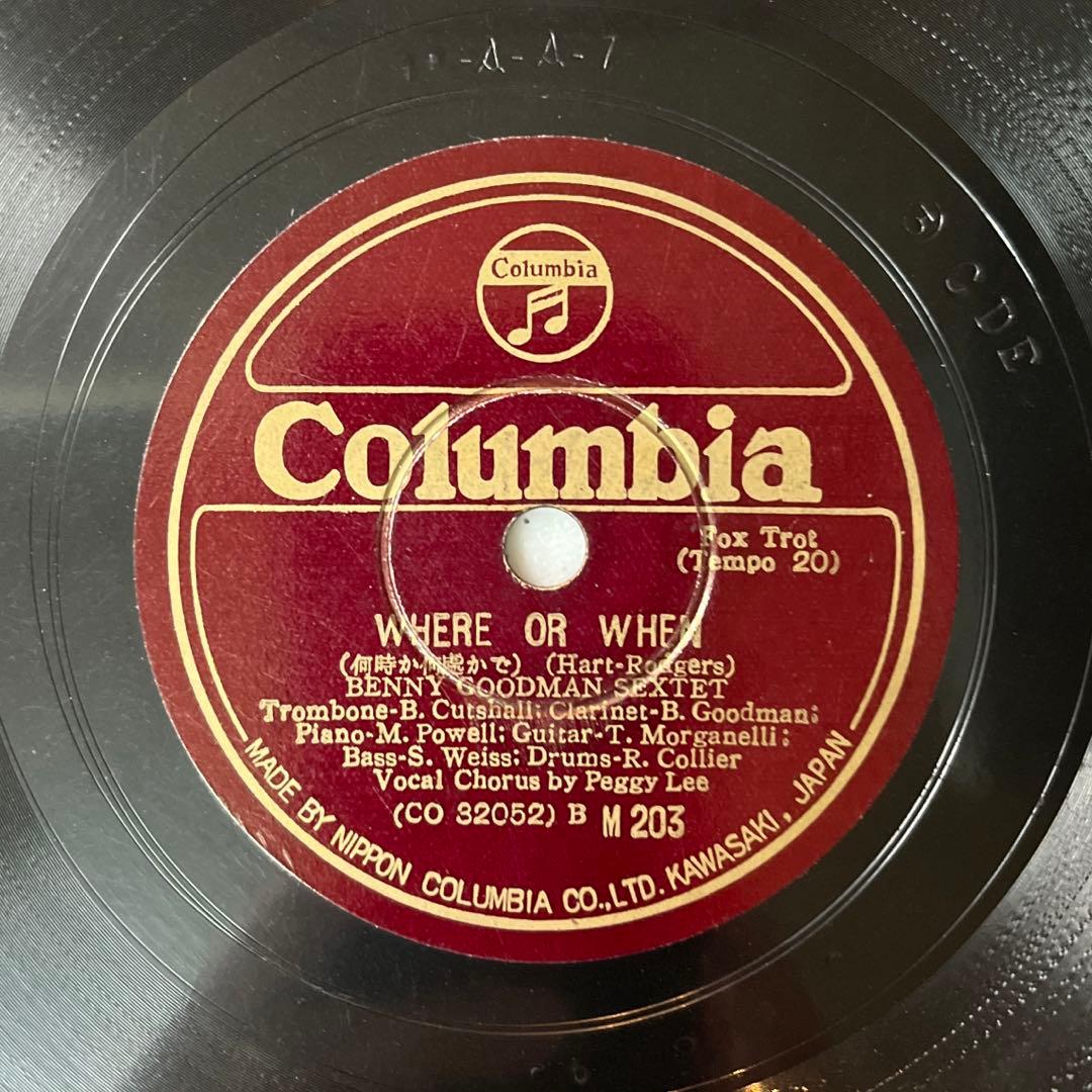 名盤♪ PEGGY LEE / BENNY GOODMAN SP盤 蓄音機