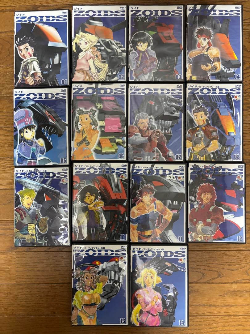 ZOIDS DVD 全14巻セット　ポストカード付き