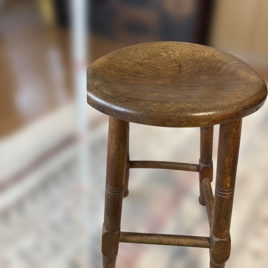 昭和レトロ木製椅子可愛い